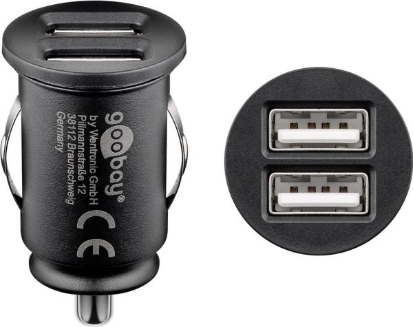 USB-Netzteil 12V->5V 2,4A 2-fach Schn?ppchen
