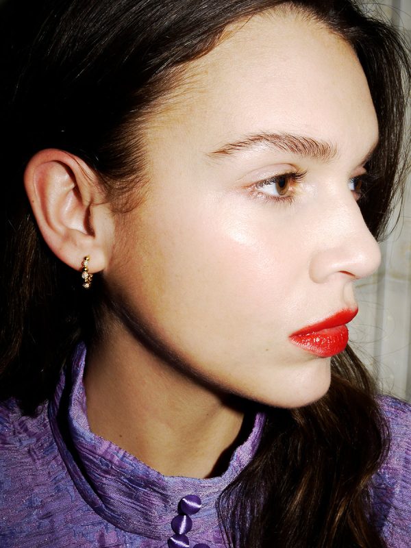 Diamant Kugel Hoops - Gelbgold Online-Schn?ppchen – Bild 2