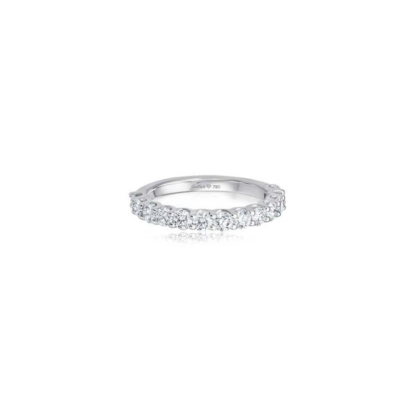 Halb-Memoire U-Setting Diamant Ring - 1,05 ct - Weißgold Online-Verkauf – Bild 4