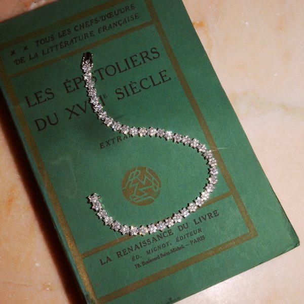 Eternity Flower Bracelet - Weißgold Zu verkaufen – Bild 2