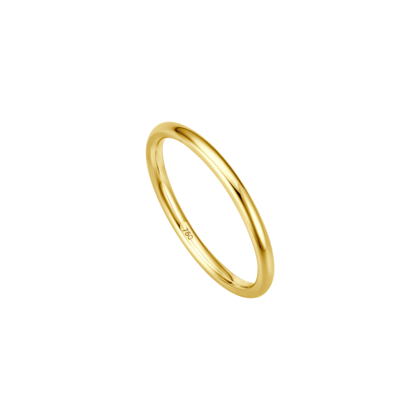 Delicate Pure Gold Ring- Gelbgold Online-Schn?ppchen