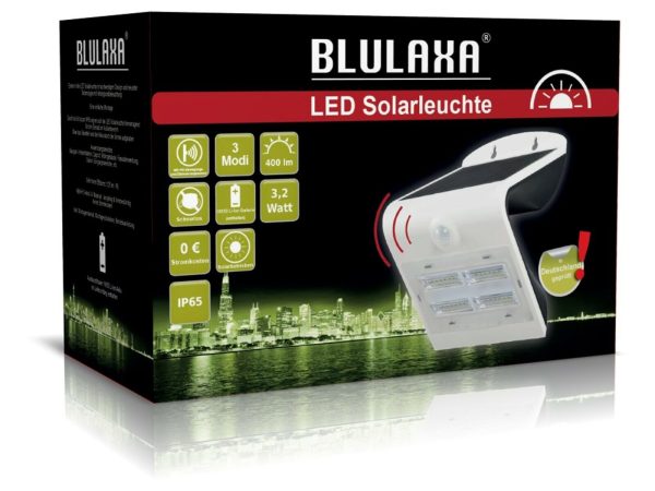 LED Solarleuchte 3,2W 400lm 3000K weiß Rabatt – Bild 5