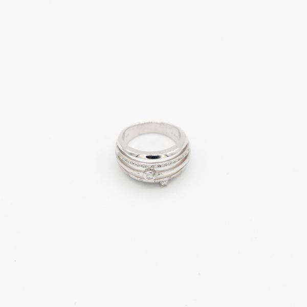 Vintage Diamond Ring - 0,16 ct. - Weißgold Online – Bild 3