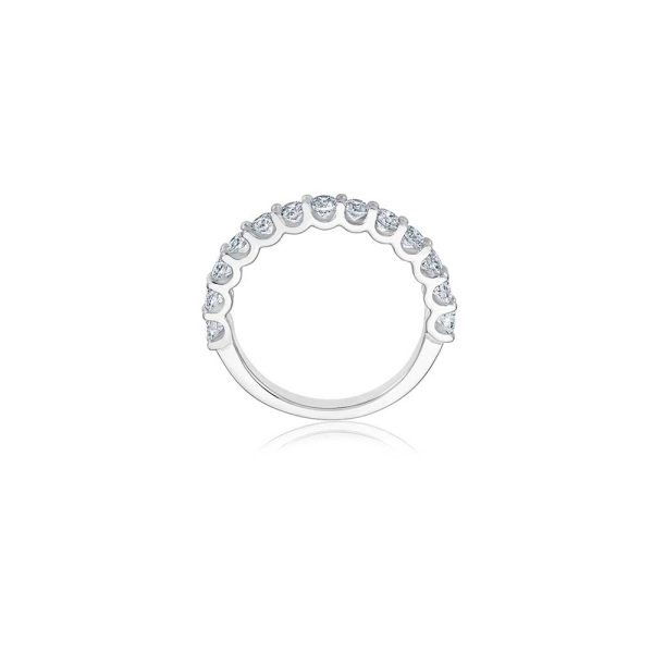 Halb-Memoire U-Setting Diamant Ring - 1,05 ct - Weißgold Online-Verkauf – Bild 3