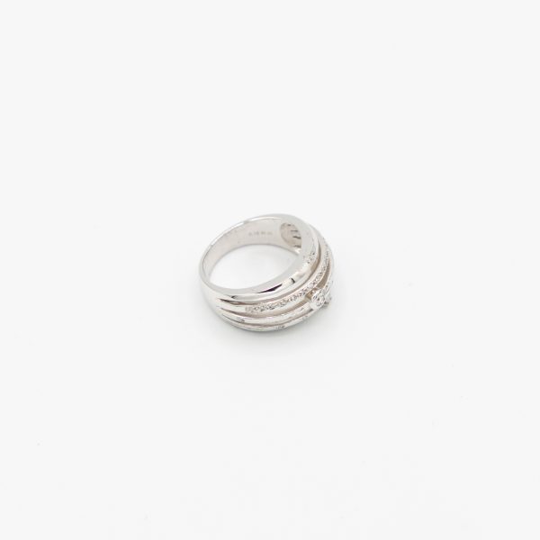 Vintage Diamond Ring - 0,16 ct. - Weißgold Online – Bild 4