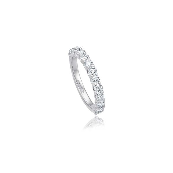 Halb-Memoire U-Setting Diamant Ring - 1,05 ct - Weißgold Online-Verkauf