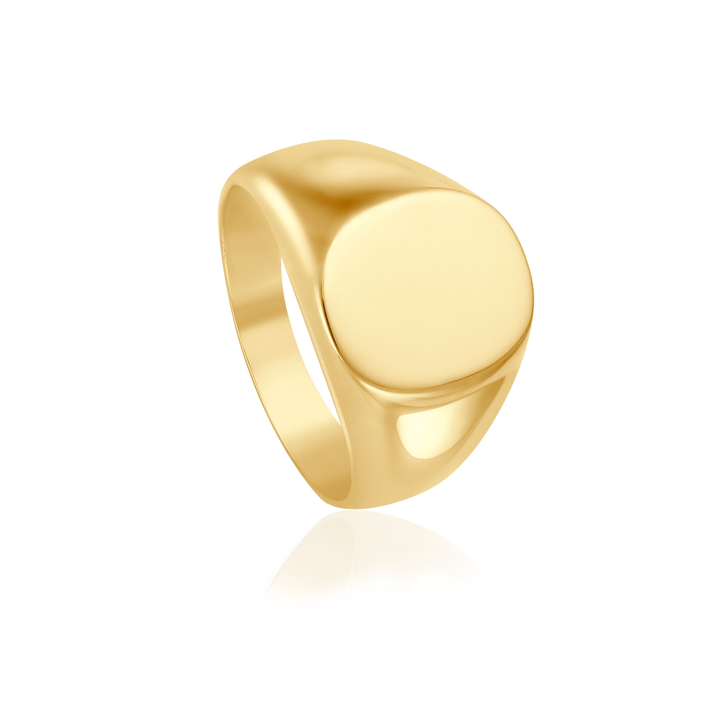 Siegel Ring Oval – Gelbgold Jetzt online