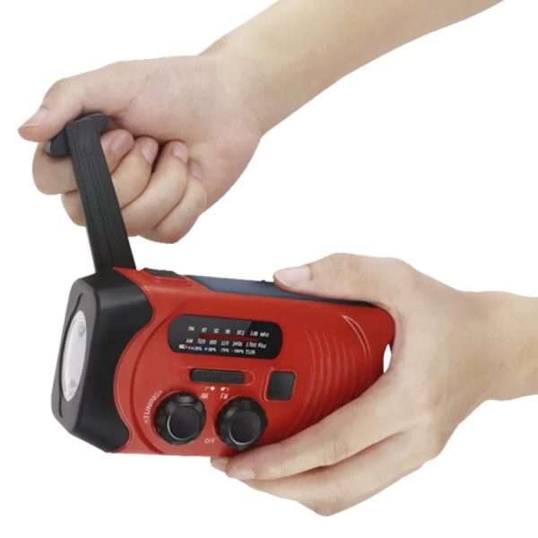 Radio Solar & Handkurbel 2000mAh AM FM Angebot – Bild 4
