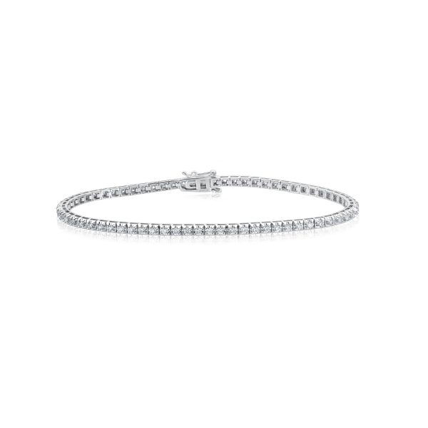 L.A. Tennis Bracelet 1,00 ct. - Weißgold Online-Verkauf