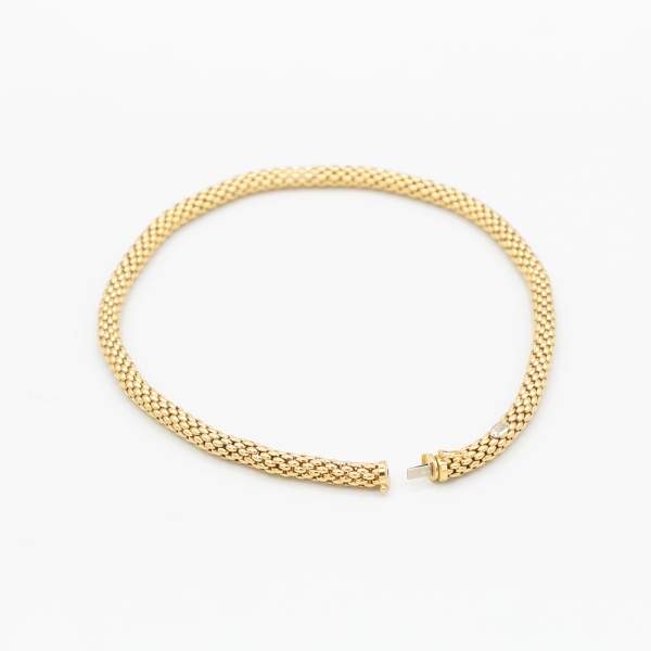 Vintage Gold Scale Chain - Gelbgold Schn?ppchen – Bild 3