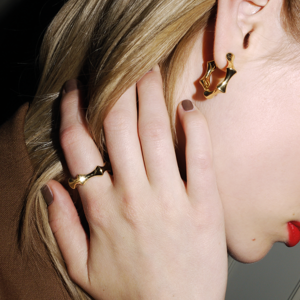 Spike Ring - Gelbgold Online-Schn?ppchen – Bild 2
