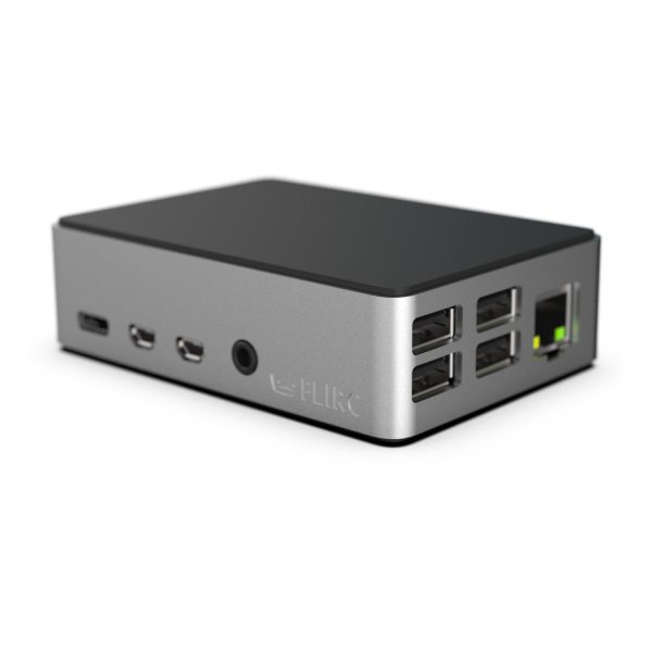 Raspberry Pi 4 Gehäuse Aluminium silber schwarz m. eingebauten Kühlkörper Verkauf