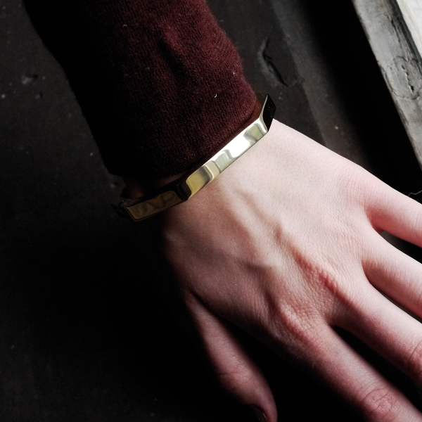 Chunky Edge Bracelet - Gelbgold Online-Schn?ppchen – Bild 3