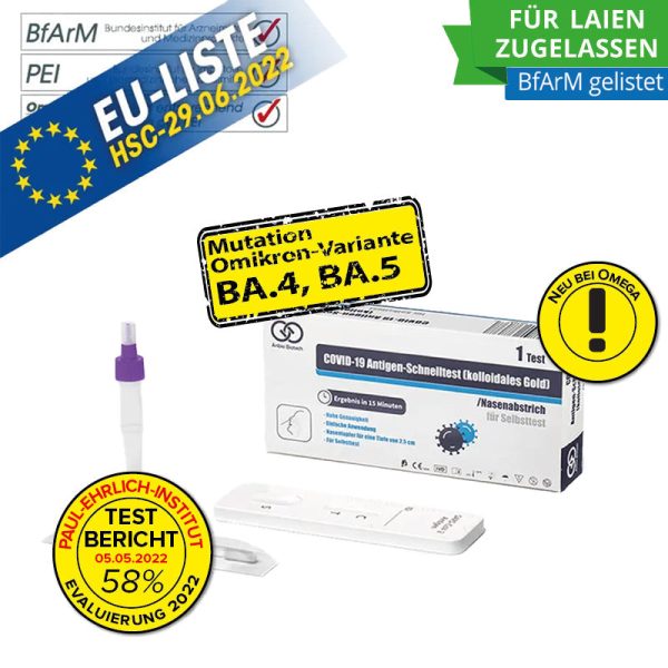 Covid Schnelltest Laien CE Verkauf