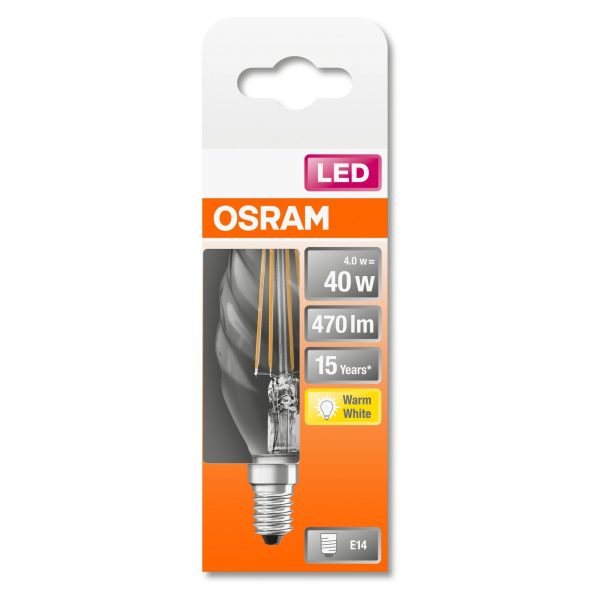 LED-E14 4W 470lm Kerze gedreh Fil. Osram Mode – Bild 2