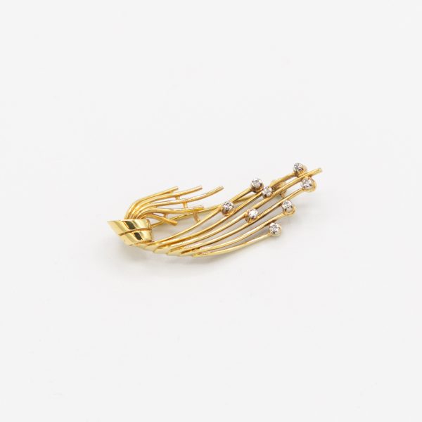 Vintage Diamond Wing - Gelbgold Angebot