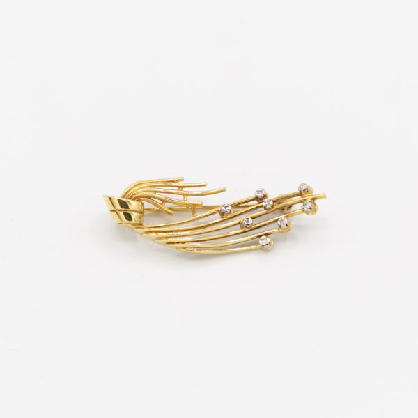 Vintage Diamond Wing - Gelbgold Angebot – Bild 4