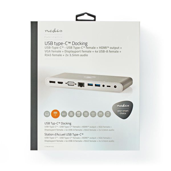 USB-C Multi-Dockingstation nedis PC MAC Online-Verkauf – Bild 5