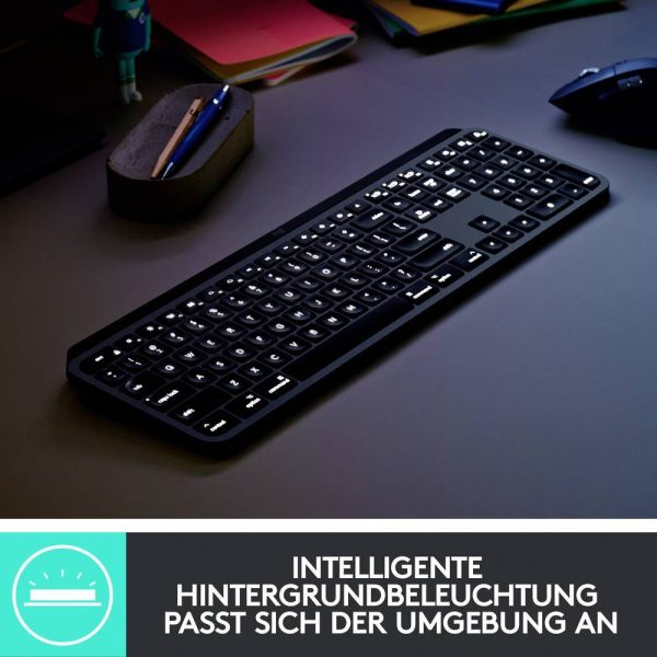 Tastatur MX Keys Advanced Logitech Funk Schn?ppchen – Bild 5