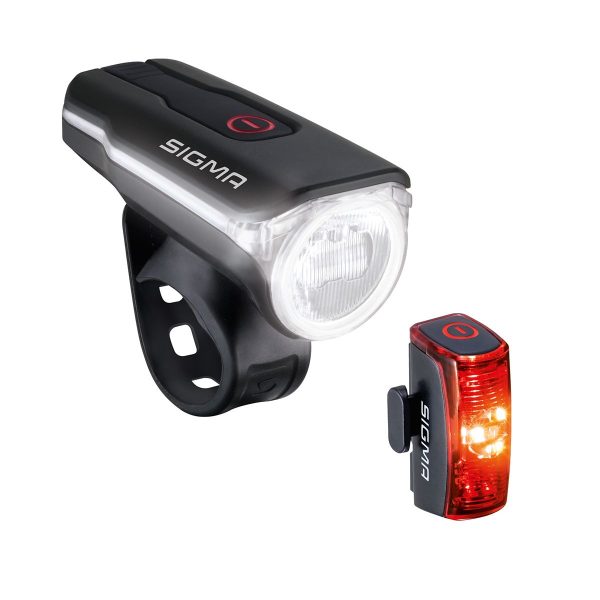 Fahrrad-Leuchtenset AURA 60 USB Infinity Online-Verkauf
