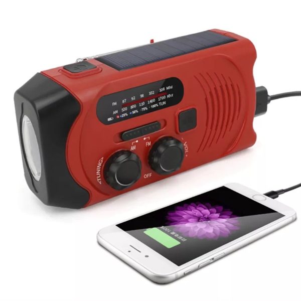 Radio Solar & Handkurbel 2000mAh AM FM Angebot – Bild 5