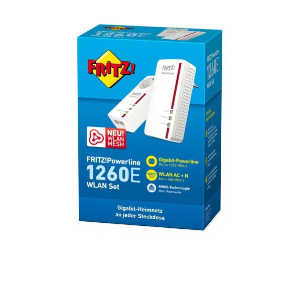 Powerline AVM FRITZ  1260E WLAN Set Rabatt – Bild 5