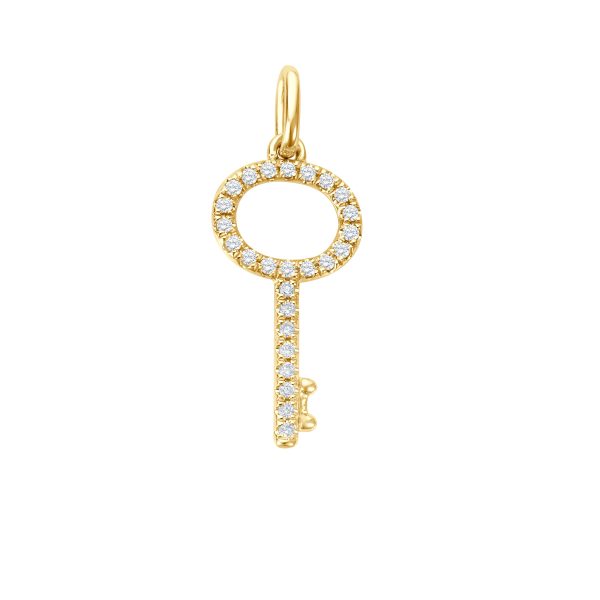 Key Diamond Anhänger- Gelbgold Rabatt