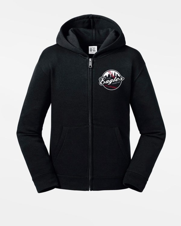 Russell Kids Premium Heavy Zip-Hoodie  Frankfurt Eagles , Crest, schwarz Zu verkaufen