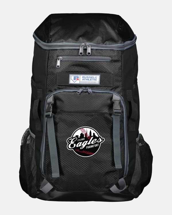 Russell Athletic Baseball Rucksack  Frankfurt Eagles , Crest, schwarz Angebot