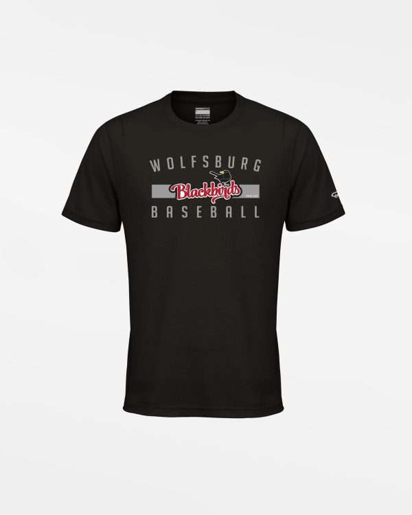 Diamond Pride Kids Basic Functional T-Shirt  Wolfsburg Blackbirds , Script, schwarz Zu verkaufen